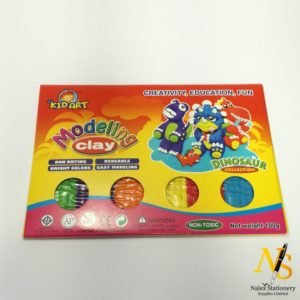 Clay Modeling 6 reg col flat box Kidart