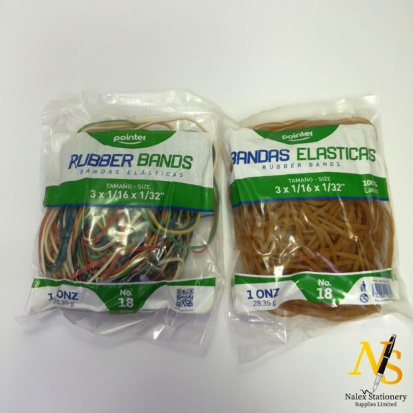 Rubber Bands 1oz Pointer