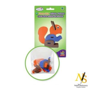 Craft Medley Krafty Kids 3 D Foam-Fun Animal Puzzle kit - Squirrel