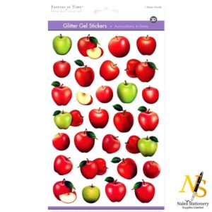 Forever in Time Glitter Gel Stickers Apples
