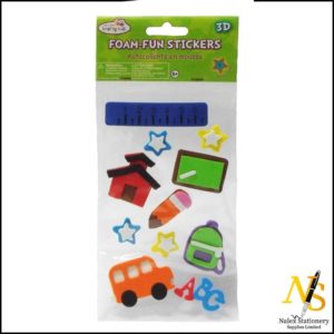Krafty Kids 3D Foam-Fun Stickers - School Zone