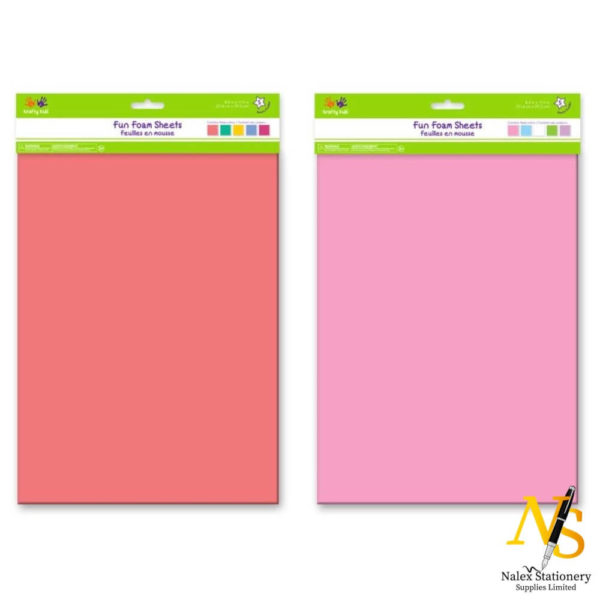 Krafty Kids Fun Foam Sheets Nalex Stationery